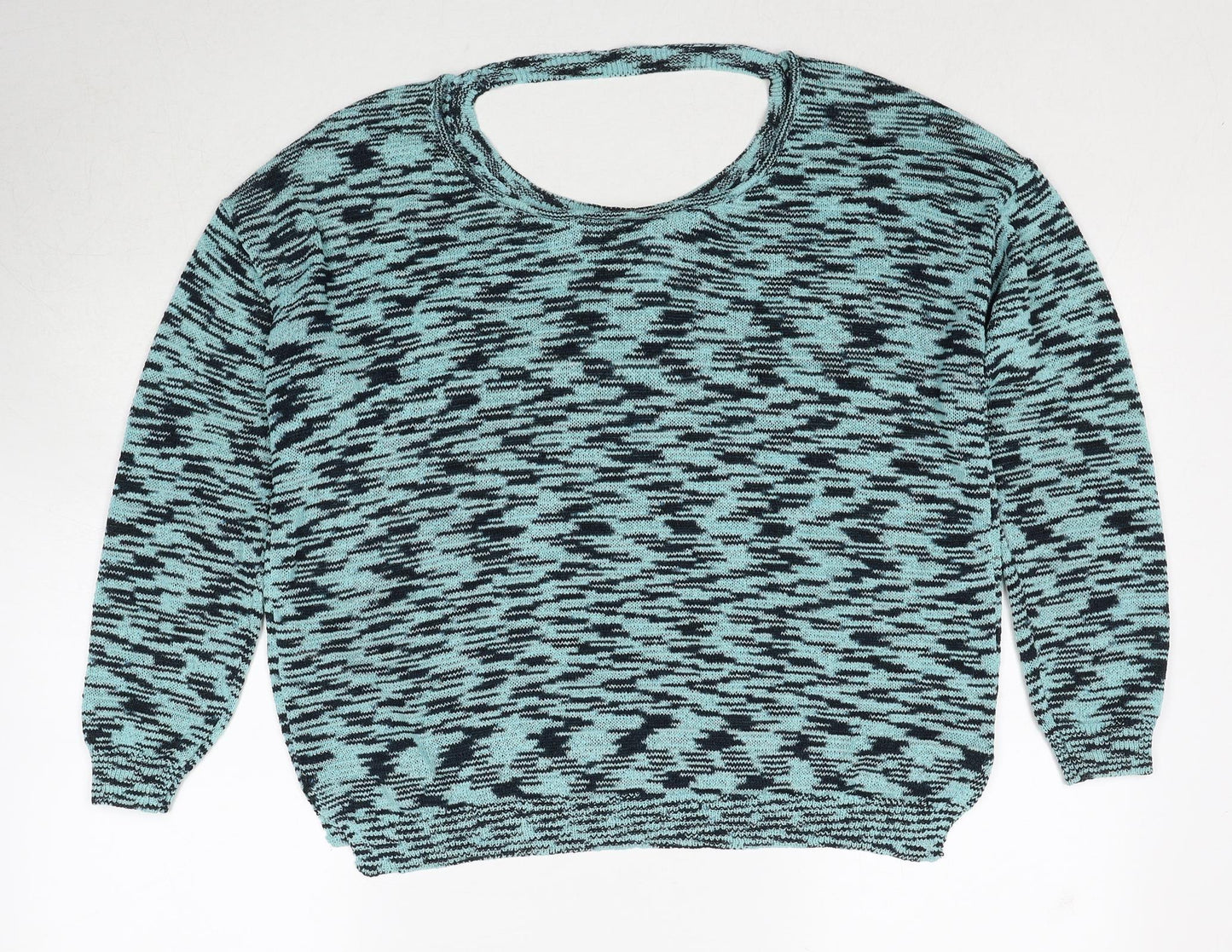Womens UK Size 8 Miss Selfridge Blue Pullover Jumper