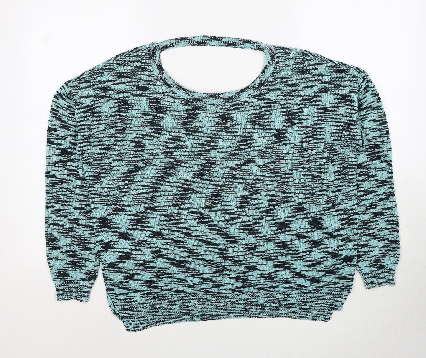 Womens UK Size 8 Miss Selfridge Blue Pullover Jumper