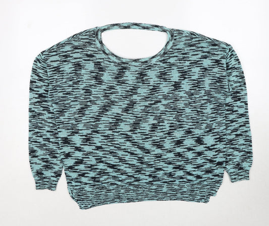 Womens UK Size 8 Miss Selfridge Blue Pullover Jumper