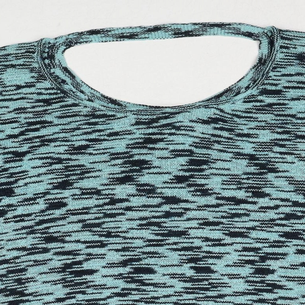 Womens UK Size 8 Miss Selfridge Blue Pullover Jumper