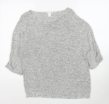 Womens UK Size S H&M Grey Pullover Jumper
