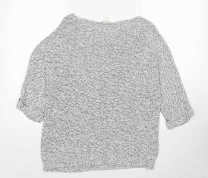 Womens UK Size S H&M Grey Pullover Jumper