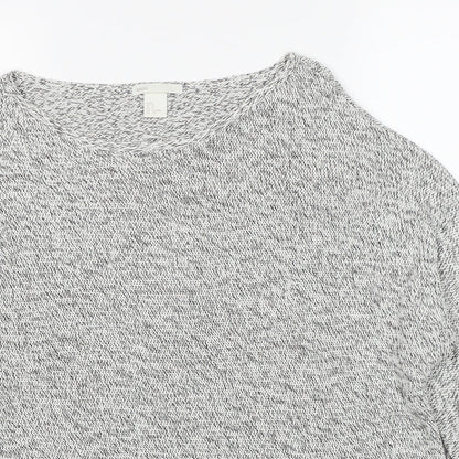 Womens UK Size S H&M Grey Pullover Jumper