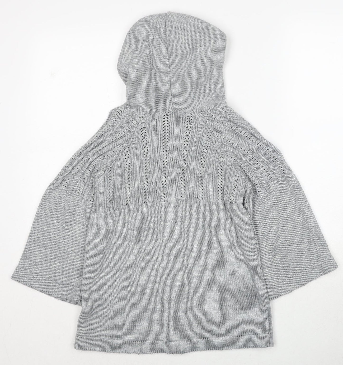Womens UK Size M Select Grey Cardigan Jumper