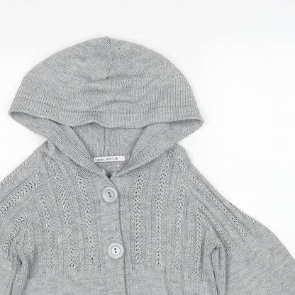 Womens UK Size M Select Grey Cardigan Jumper