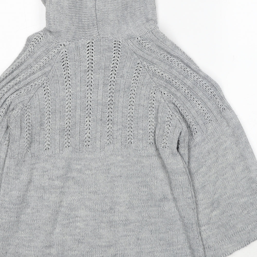 Womens UK Size M Select Grey Cardigan Jumper