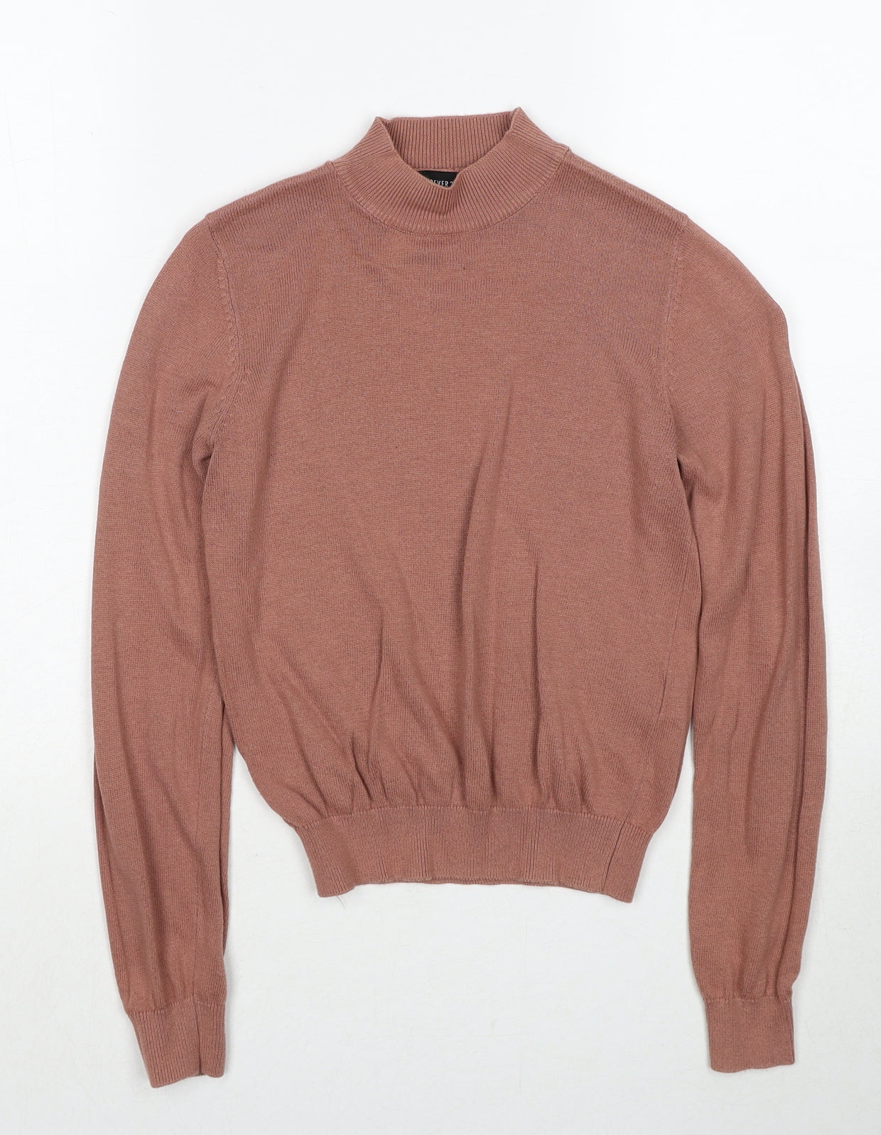 Womens UK Size S FOREVER 21 Brown Pullover Jumper