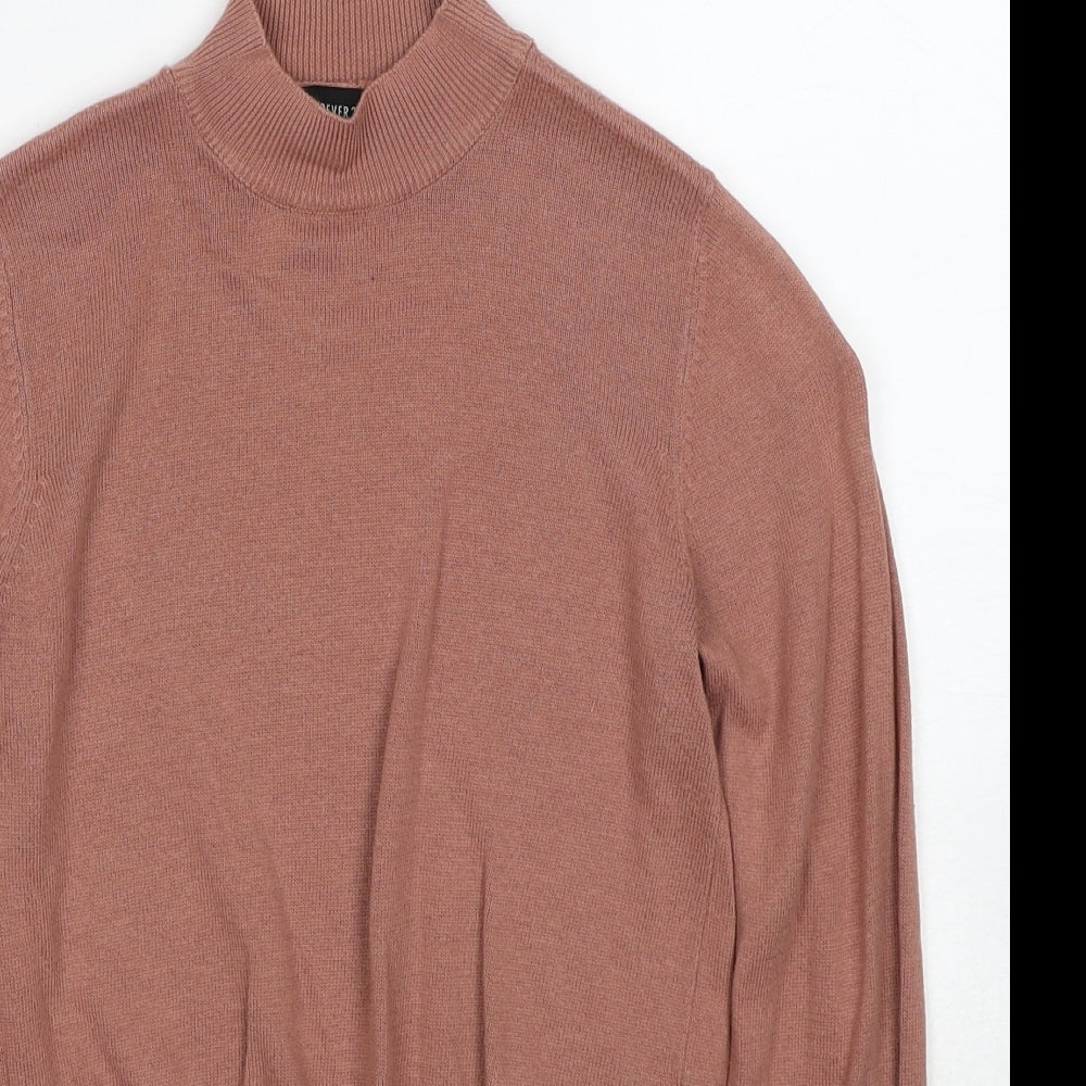 Womens UK Size S FOREVER 21 Brown Pullover Jumper