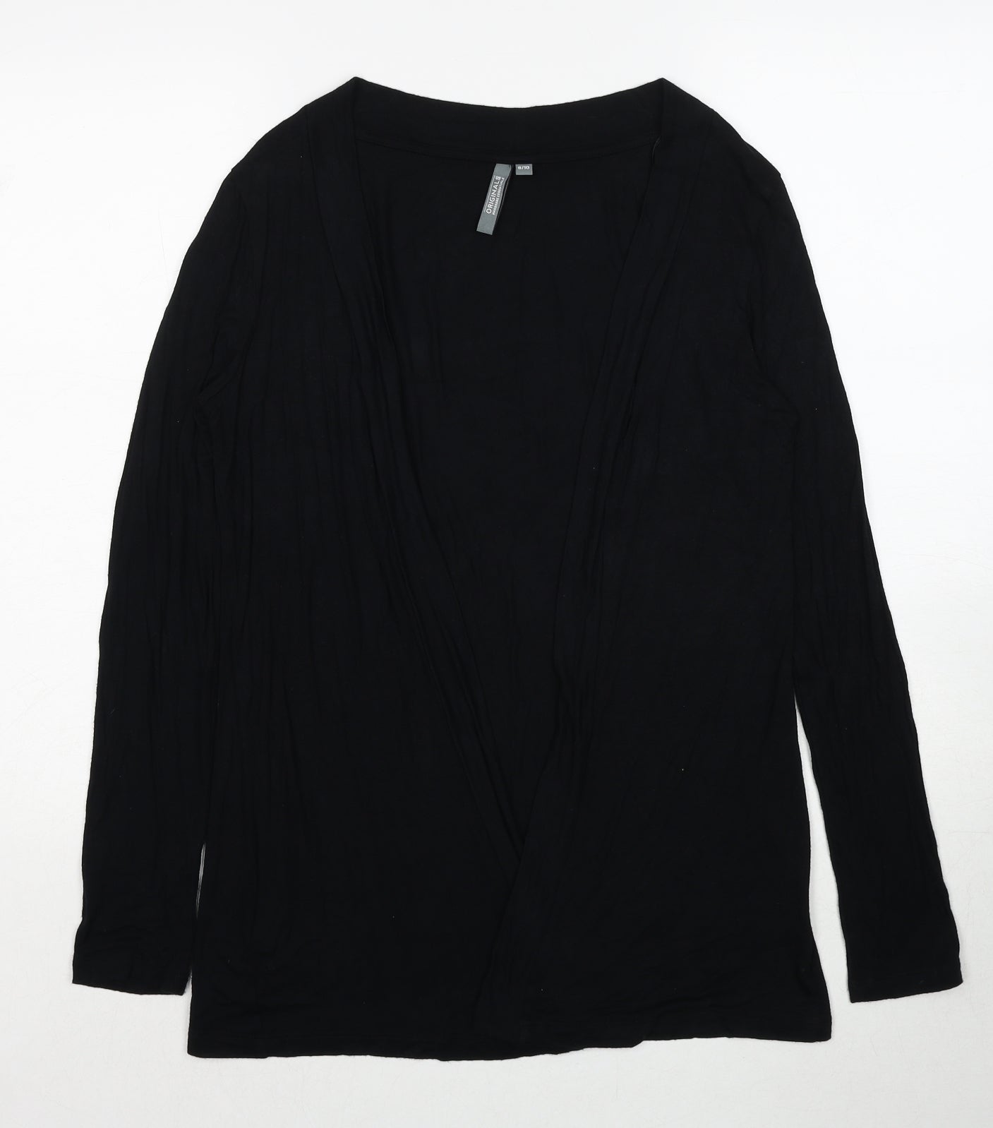 Womens UK Size 8 Originals Black Cardigan Jumper