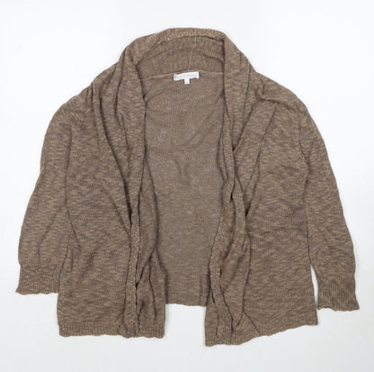 Womens UK Size 14 RJR.John Rocha Brown Cardigan Jumper