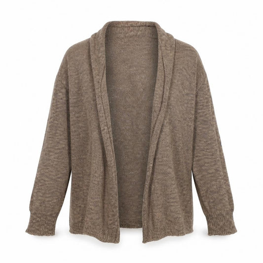 Womens UK Size 14 RJR.John Rocha Brown Cardigan Jumper