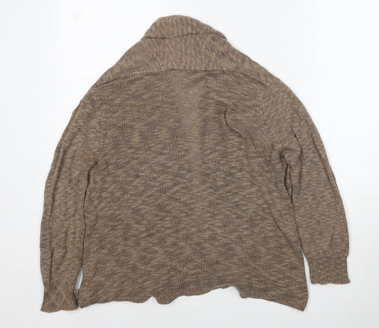 Womens UK Size 14 RJR.John Rocha Brown Cardigan Jumper