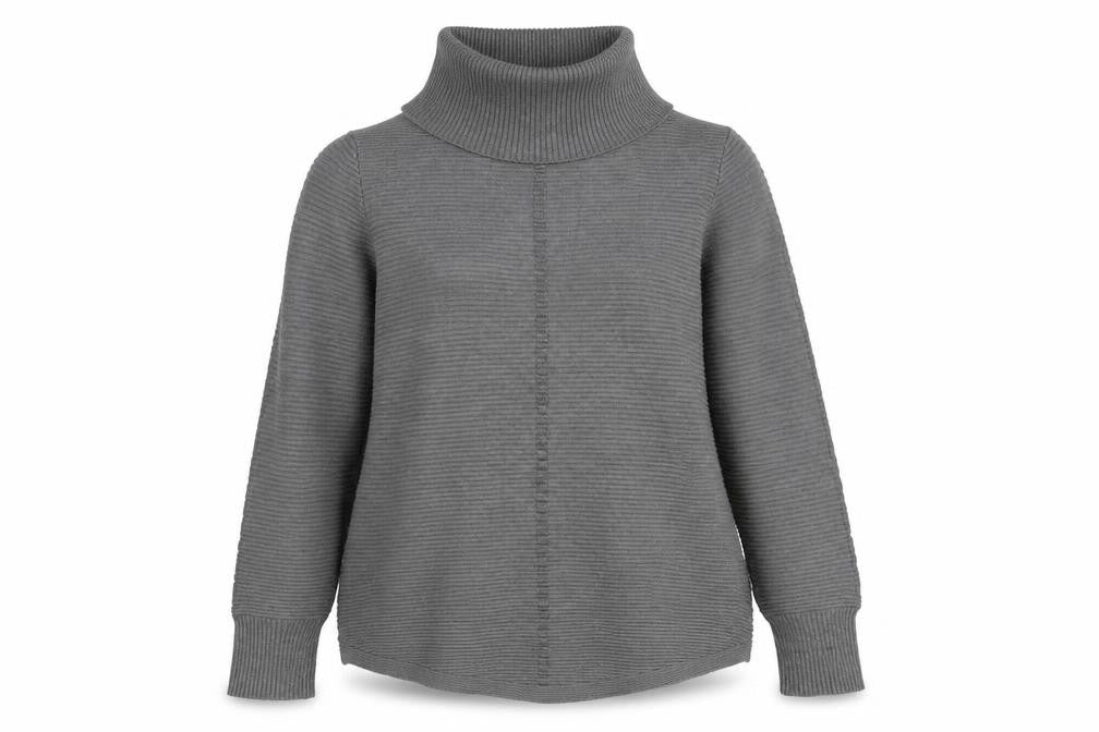 Womens UK Size L Cyrus Grey Pullover Jumper