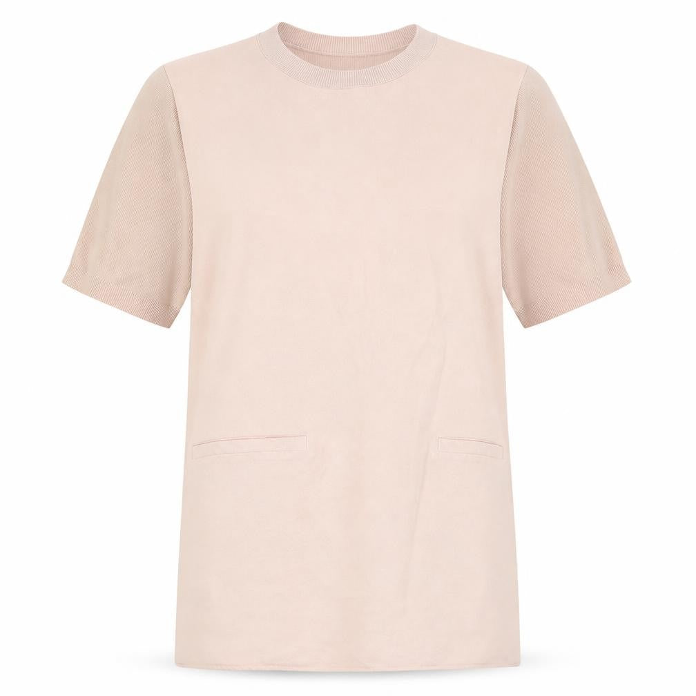Womens UK Size 12 Topshop Pink Basic T-Shirt