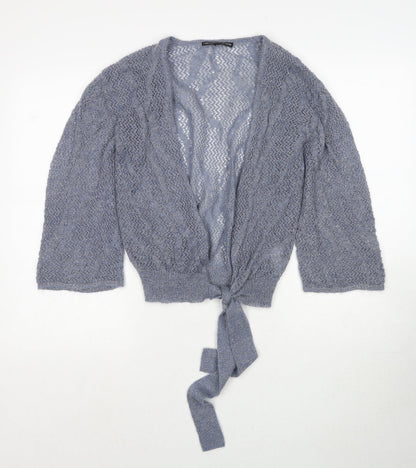 Womens UK Size S Marks and Spencer Blue Cardigan Jumper