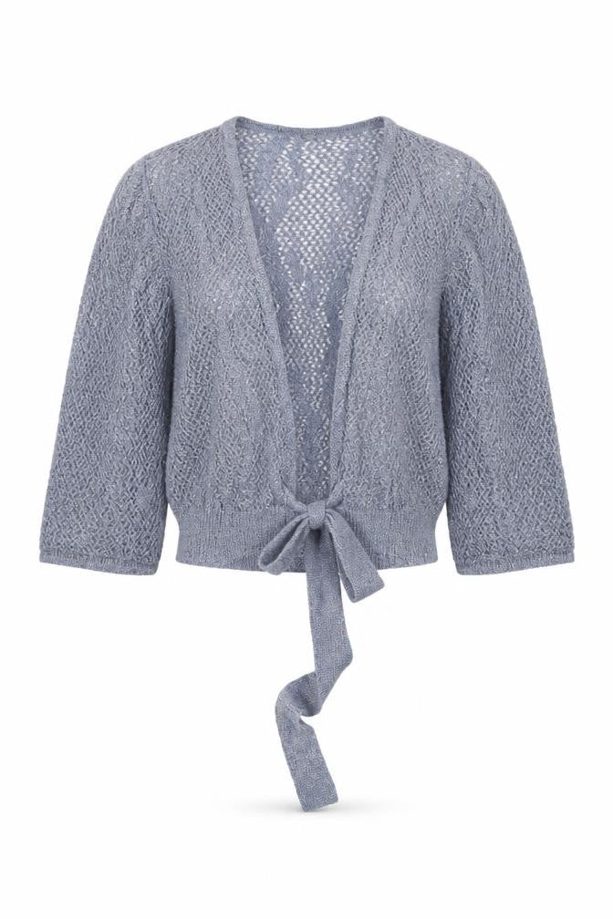 Womens UK Size S Marks and Spencer Blue Cardigan Jumper