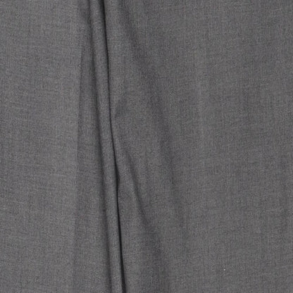 Skopes Mens Grey Polyester Chino Trousers Size 34 in Regular Zip