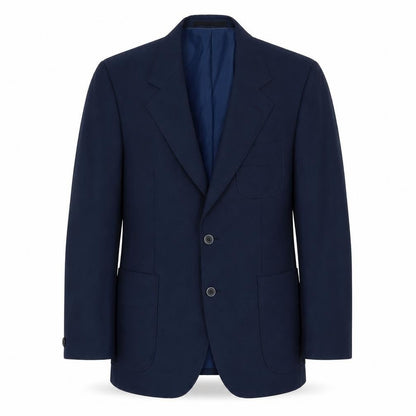 Cavalier Mens Blue Polyester Jacket Suit Jacket Size 38 Regular