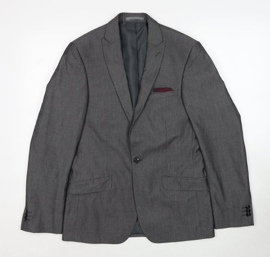 Mens UK Size M Marks and Spencer Regular Grey Suit Jacket