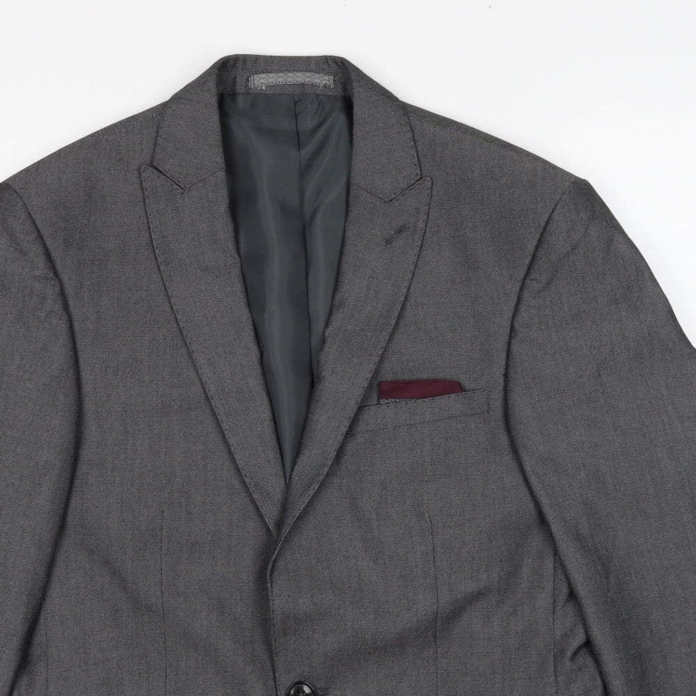 Mens UK Size M Marks and Spencer Regular Grey Suit Jacket