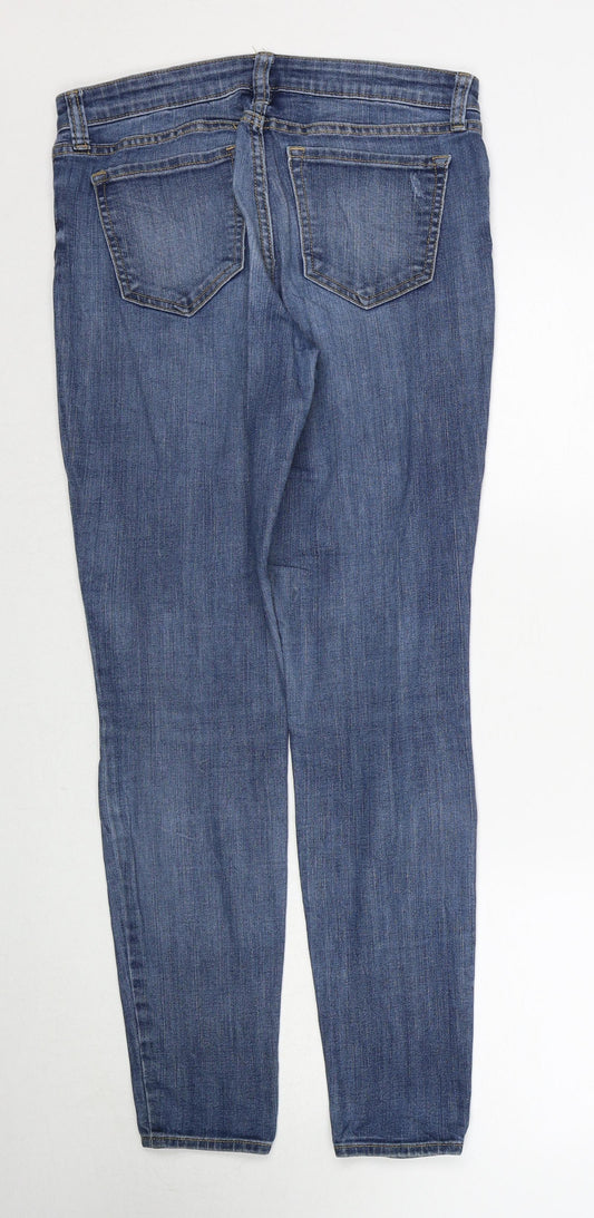 Gap Womens Blue Cotton Jegging Jeans Size 8 Regular Zip