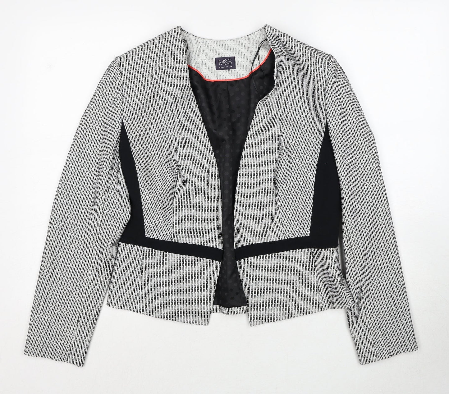 Womens UK Size 12 Marks and Spencer Black Jacket
