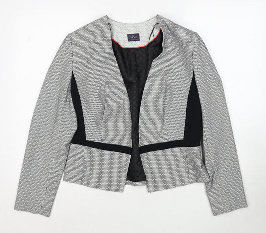 Womens UK Size 12 Marks and Spencer Black Jacket