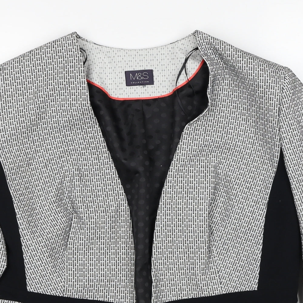 Womens UK Size 12 Marks and Spencer Black Jacket