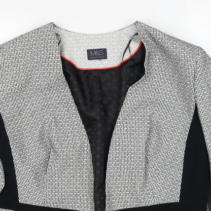 Womens UK Size 12 Marks and Spencer Black Jacket