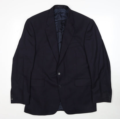 Mens UK Size 44 The Label Regular Blue Suit Jacket