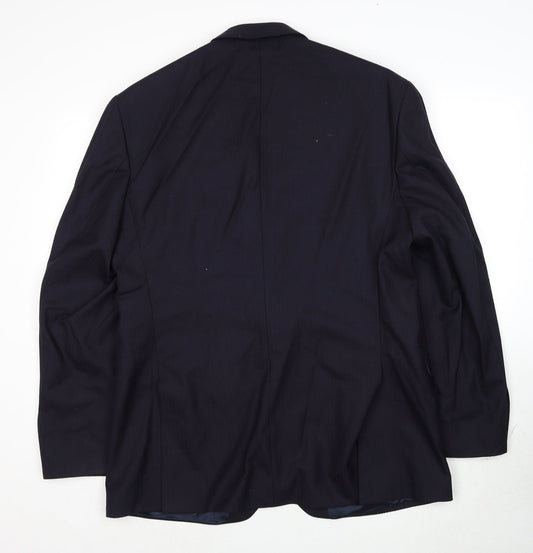 Mens UK Size 44 The Label Regular Blue Suit Jacket