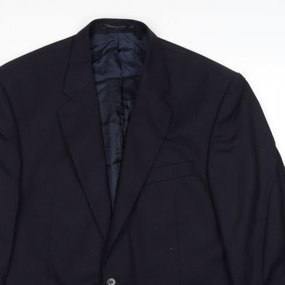 Mens UK Size 44 The Label Regular Blue Suit Jacket