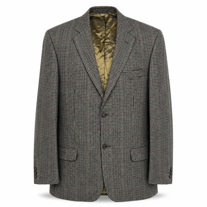 Suithouse Mens Grey Geometric Wool Jacket Blazer Size 40 Regular