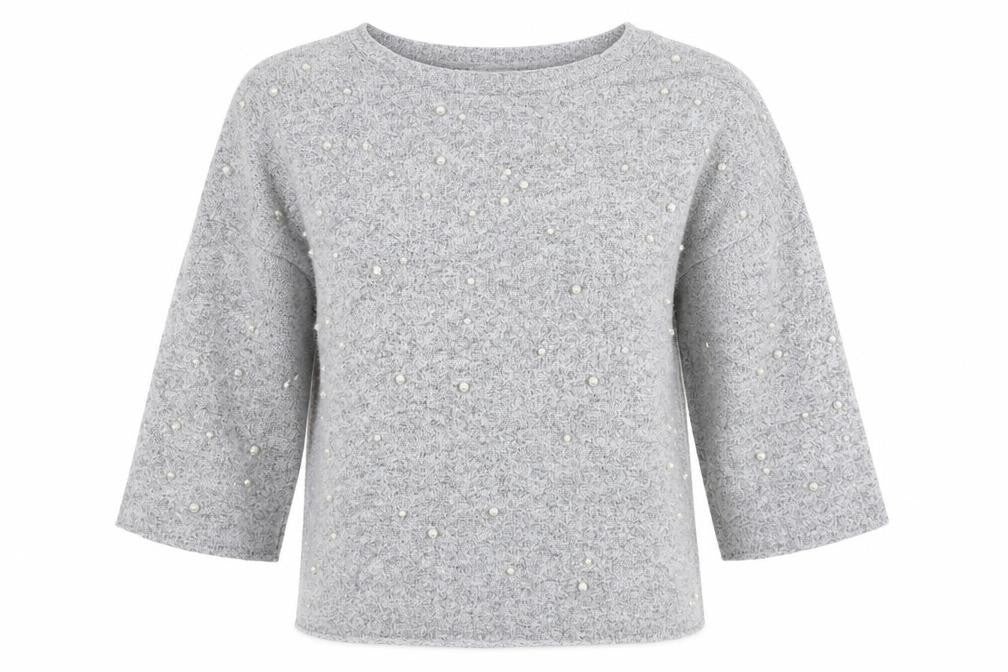 Womens UK Size S Zara Grey Pullover Jumper
