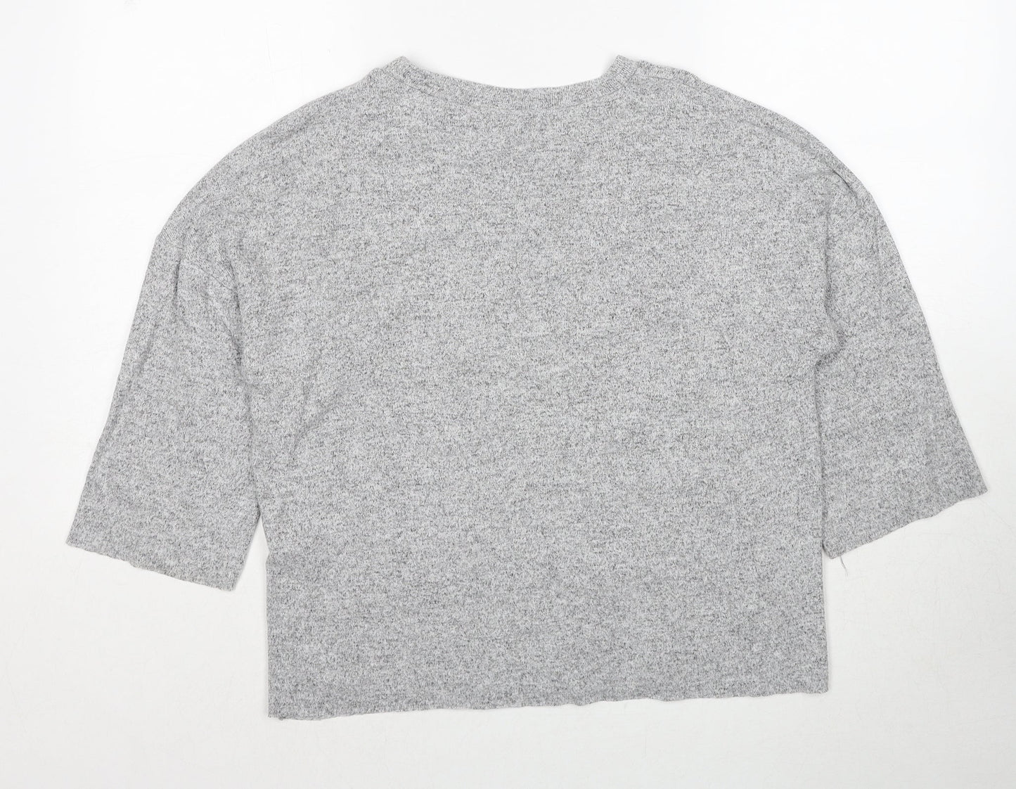 Womens UK Size S Zara Grey Pullover Jumper