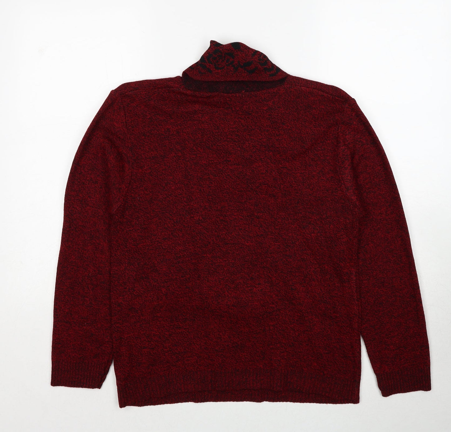 Womens UK Size M Hand To Hand Red Pullover Jumper