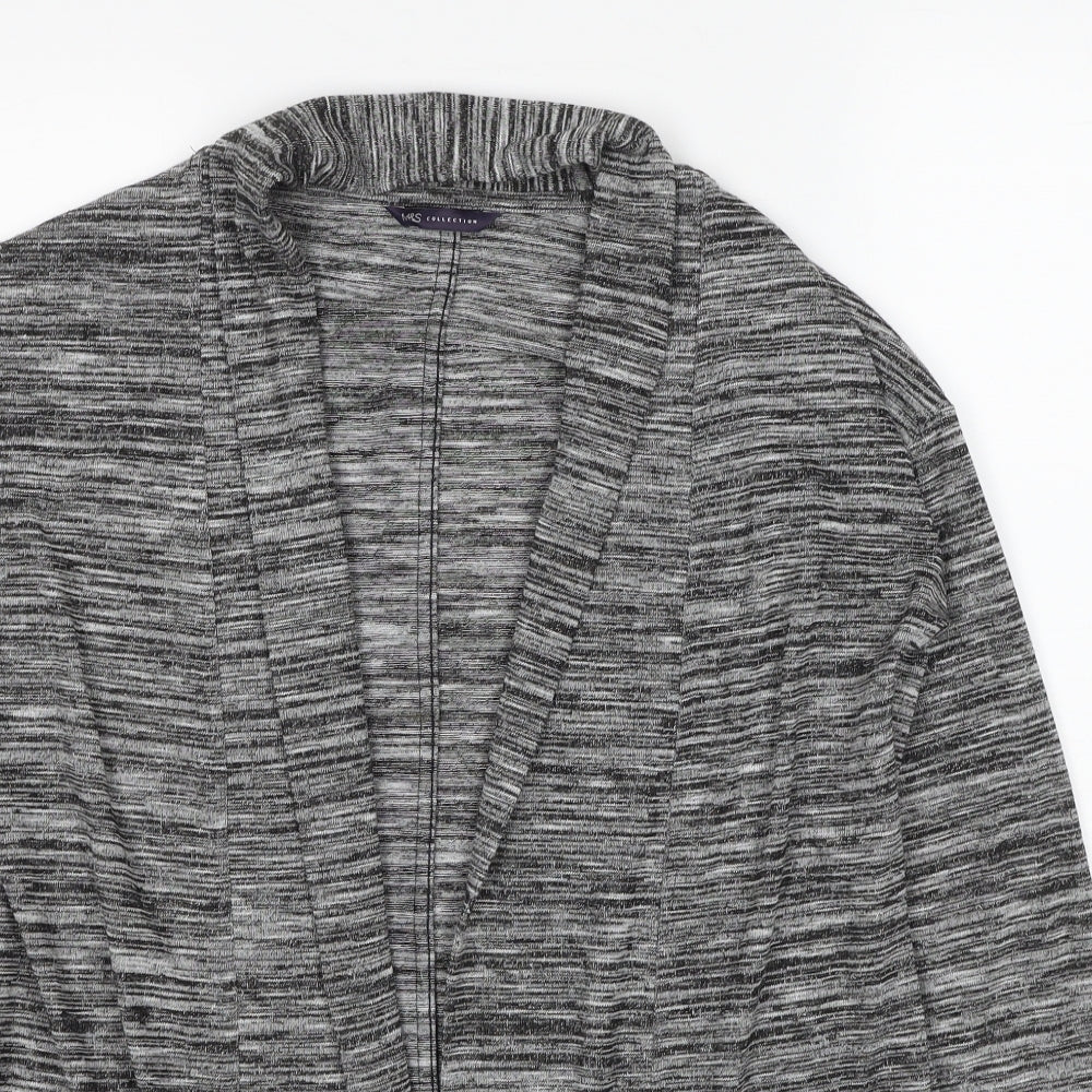 Womens UK Size 10 Marks and Spencer Grey Cardigan Jumper