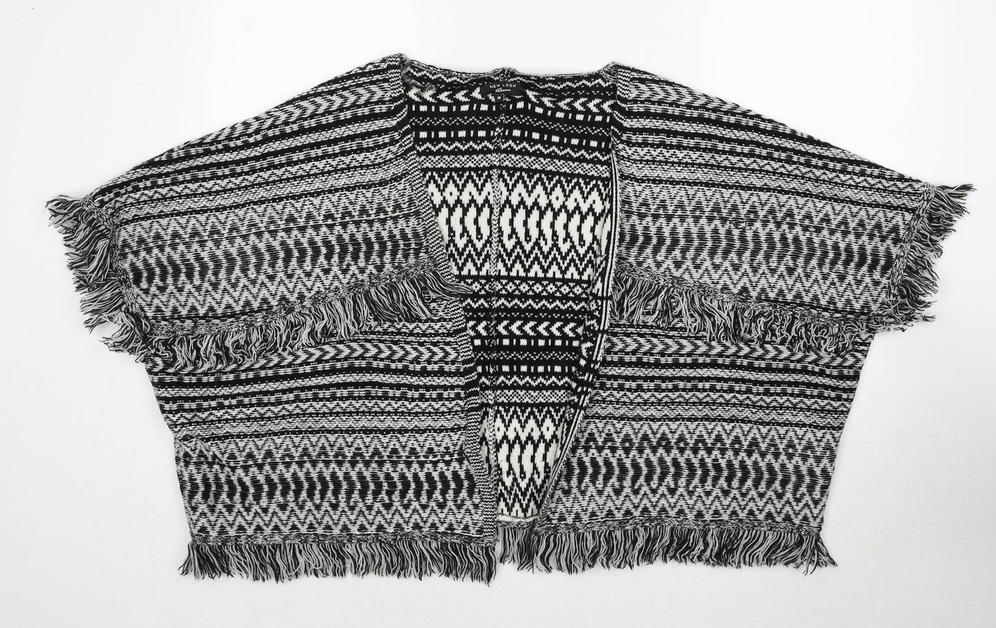 Womens UK Size M New Look Black Cardigan Jumper