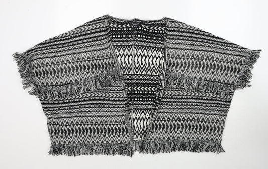 Womens UK Size M New Look Black Cardigan Jumper