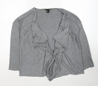 Womens UK Size M H&M Grey Cardigan Jumper