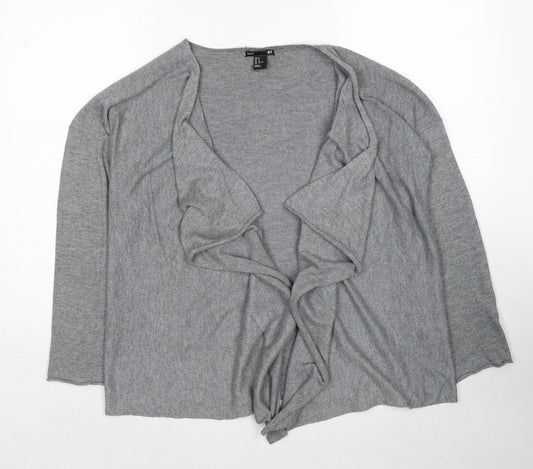 Womens UK Size M H&M Grey Cardigan Jumper