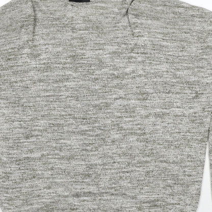 Sorbet Womens Grey Roll Neck Viscose Pullover Jumper Size S - N.Y.C