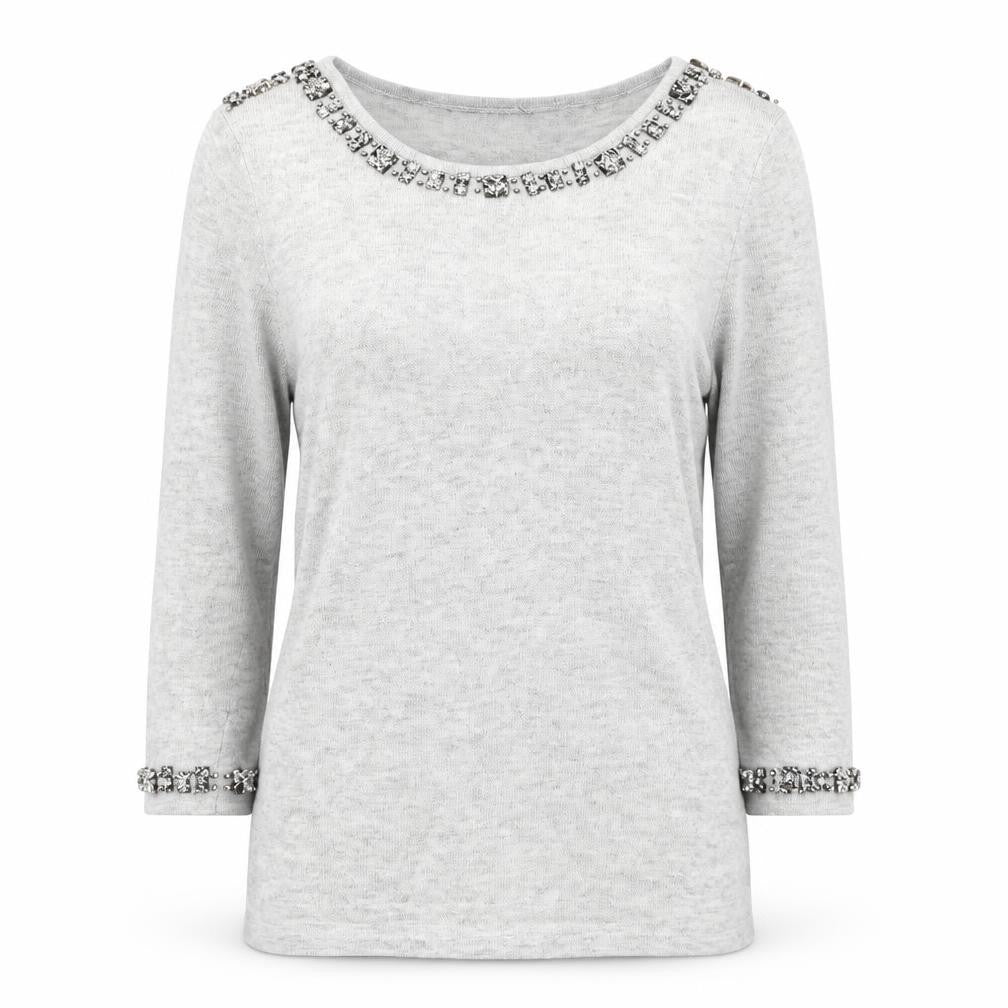 Womens UK Size S Wallis Grey Pullover Jumper