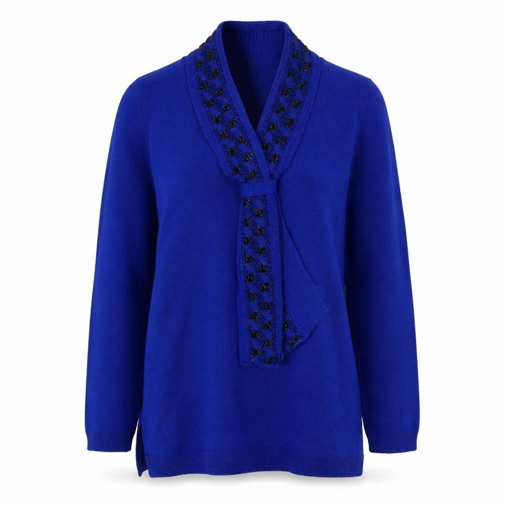 Womens UK Size S Insight Blue Pullover Jumper