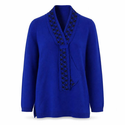 Womens UK Size S Insight Blue Pullover Jumper
