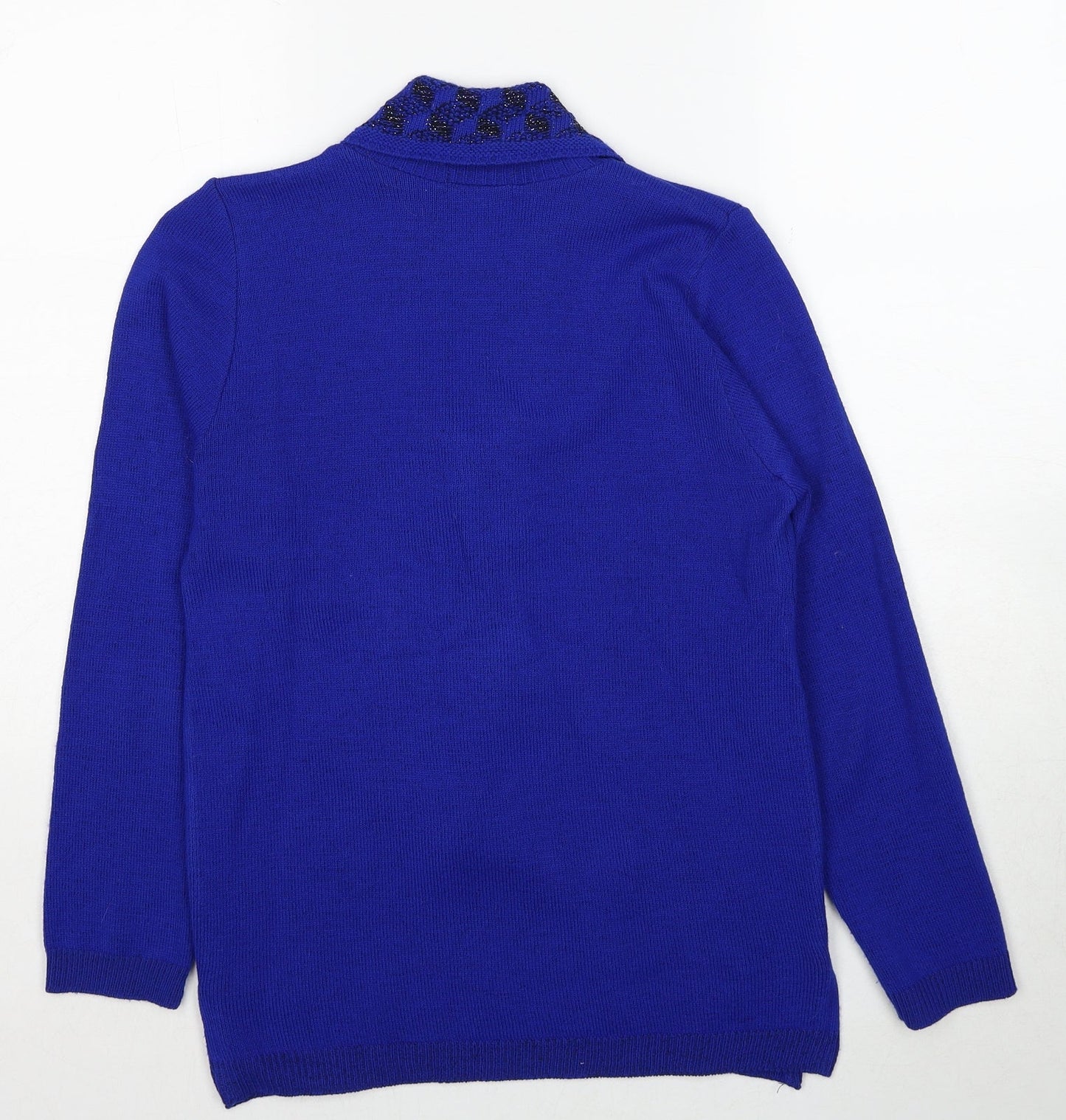 Womens UK Size S Insight Blue Pullover Jumper
