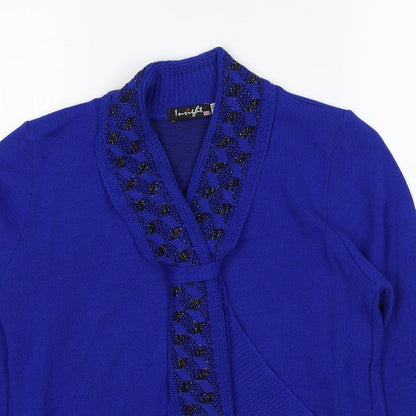 Womens UK Size S Insight Blue Pullover Jumper