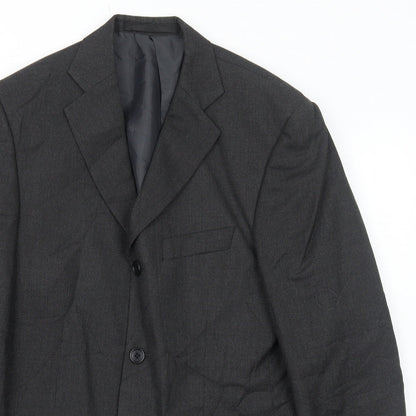 Mens UK Size 36 Marks and Spencer Regular Grey Suit Jacket
