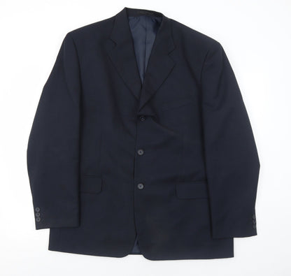 Mens UK Size 42 Savatini Regular Blue Suit Jacket
