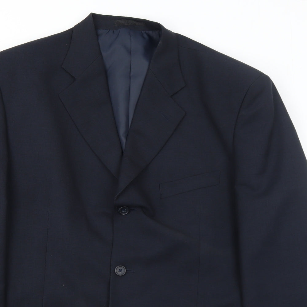 Mens UK Size 42 Savatini Regular Blue Suit Jacket